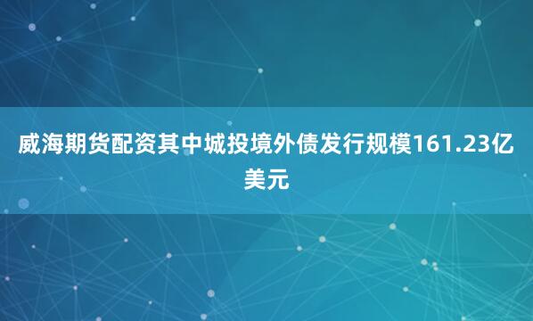 威海期货配资其中城投境外债发行规模161.23亿美元